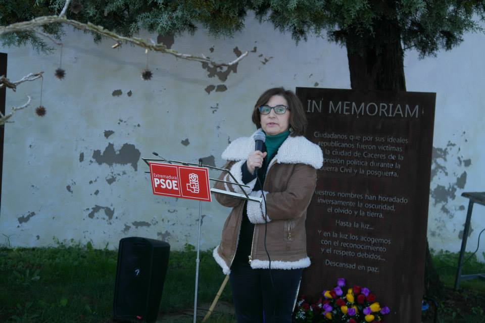 La presidenta de AMECECA intervino en el acto